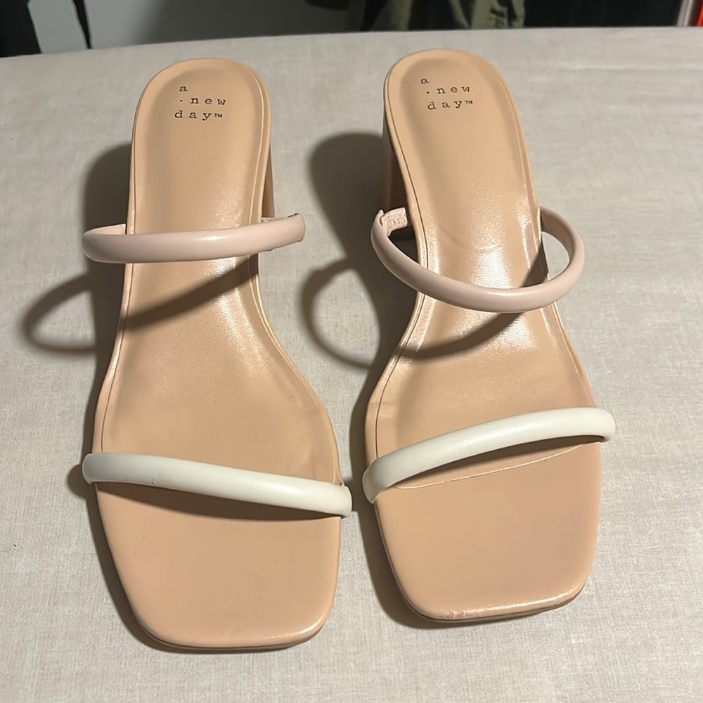 Leather Slide Sandals